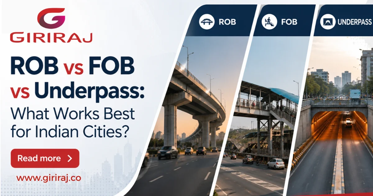 ROB vs FOB vs Underpass What Works Best for Indian Cities