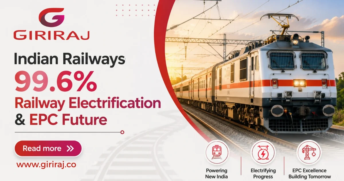 Why Indian Railways Just Hit 99.6% Electrification, And What It Means for the Next Decade of EPC Work