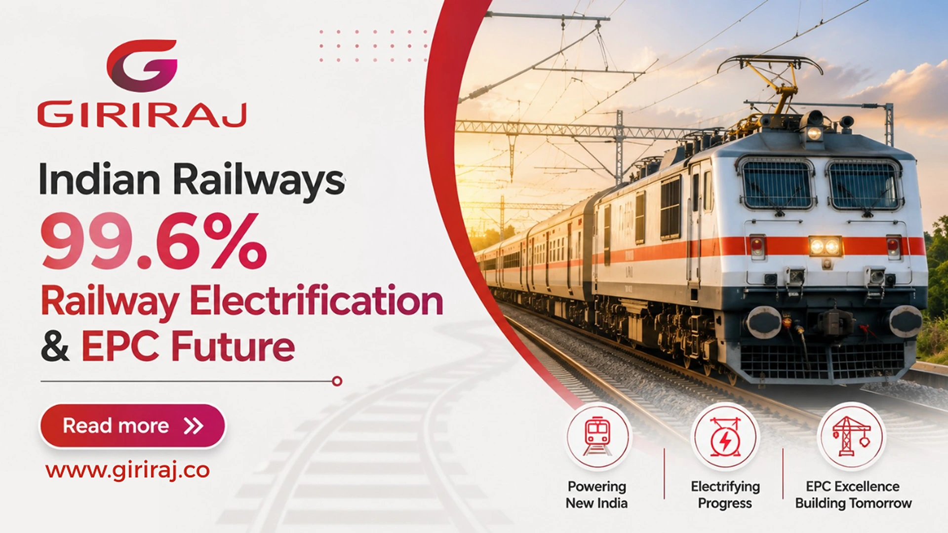Why Indian Railways Just Hit 99.6% Electrification, And What It Means for the Next Decade of EPC Work