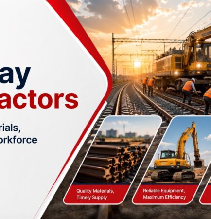 How Railway Contractors Manage Materials, Equipment, and Workforce Across Large Project Sites