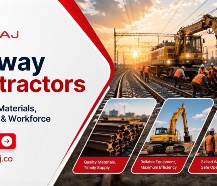 How Railway Contractors Manage Materials, Equipment, and Workforce Across Large Project Sites